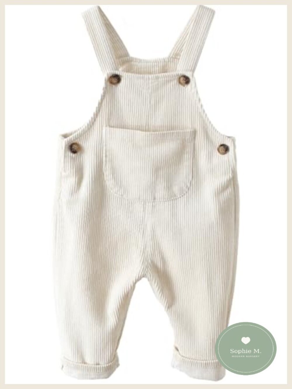 Kids Corduroy Overalls Romper Adjustable Suspender Button Pants
